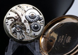 1917 Hamilton 950 Motor Barrel 16s 23 Ruby Sapphire Jewels GF OF Pocket Watch