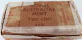 SUPER RARE AUSTRALIAN COIN LOT !!! 50 x 1975 RAM 2c Rolls / Original RAM Box !!