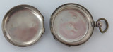 SUPER RARE 1879 Tasmanian Retailer Sterling Silver Pocket Watch Case / M Allen