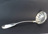Large Maynard & Taylor American Coin Silver Ladle etched 'Kate, From Mother'