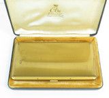 Mid-Century Gilt Wadsworth Cigarette Case in Original Box