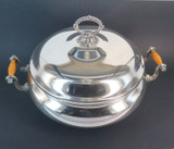 Large Vintage 'Crown Silver Company' Silverplate Serving Tureen