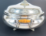 Large Vintage 'Crown Silver Company' Silverplate Serving Tureen