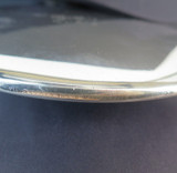 Large Tiffany & Co Hand Held Dressing Table Mirror in Sterling Silver