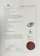 Vintage 14k Yellow Gold 2.04cttw Diamond Cocktail Ring Sz S1/2 Val $9055