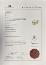 Vintage 14k Yellow Gold 1.19cttw G Vs Diamond Set Cubism Ring Sz L Val $7840