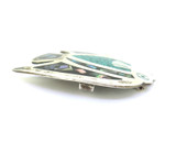 Vintage Mexican Sterling Silver Paûa Shell & Resin Inlay Fish Pendant/Brooch 25g