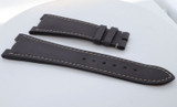 Auth. Patek Philippe Dark brown Leather Strap for Nautilus