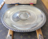 1970s Vintage Decorative Leonard Silverplate, USA Dip Serving Tray, 31cm