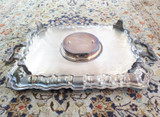 Vintage Silverplate Electrified Warming Server Tray by Sheridan Silver Co, USA