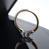 Handmade 14k Yellow Gold 0.40ct Diamond Set Ladies Ring Size N1/2 Val $3470