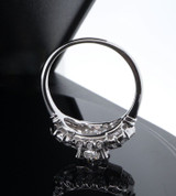 Vintage 1.94ct Art Deco Inspired Diamond Set Platinum Ring Size R1/2 Val $21900