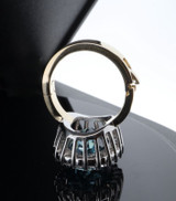 Impressive 11.36ct Zircon & 1.04ct Diamond Set 18ct Yellow Gold Ring Val $13600