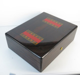 Vintage Credo, France Lacquered Wood Model 'Precision 70' Cigar Humidor