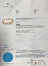 9.29cttw Yellow Pink & White Diamond Set 18k Multi Gold Bracelet Val $58500