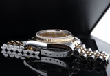1991 Rolex Datejust 16233 Steel & 18k Gold Factory Diamond Dial Watch