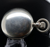 1909 Hamilton 940 Motor Barrel 18s 21 Ruby Jewels Nickle Silver OF Pocket Watch