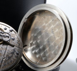 1909 Hamilton 940 Motor Barrel 18s 21 Ruby Jewels Nickle Silver OF Pocket Watch