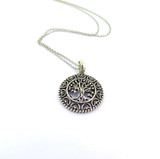 Handmade Sterling Silver Decorative Tree of Life Pendant & Chain 5.9g
