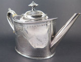 Antique Victorian Padley, Parkin & Staniforth, Old Sheffield Silverplate Teapot