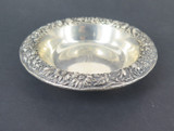 Antique S. Kirk & Son, USA Sterling Silver Monogrammed S Childs Food Bowl