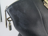 Louis Vuitton Python Trimmed Cachemire Leather Lockit MM Handbag