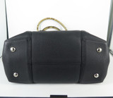 Louis Vuitton Python Trimmed Cachemire Leather Lockit MM Handbag