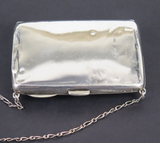 Ladies Early 1900s English Sterling Silver and Monogrammed Purse