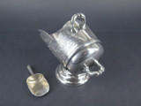 Stunning Early 1900s Electroplated Britannia Metal EPBM Sugar Scuttle w Trowel