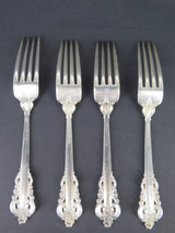 Wallace USA 'Grande Baroque' Sterling Silver 7 1/2" Dinner Forks. Quantity Avail