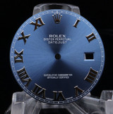 Authentic Rolex 116334 116300 Datejust Blue Steel Roman Dial #270