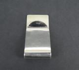 USA Designer Leonore Doskow Monogrammed M.A.F Silver Money Clip