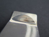 USA Designer Leonore Doskow Monogrammed M.A.F Silver Money Clip