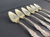 Set of 6 1903 R. Wallace, USA A1 Silverplate Grapefruit Spoons