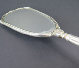Elongated Antique Art Nouveau Webster Co, USA Sterling Silver Hand Held Mirror