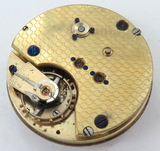 Late 1800s Nice Dial / Centre Seconds Sweep Hand Pocket Watch Movement & Dial