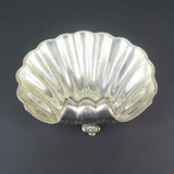 Decorative English Antique Silverplate Shell Shaped Bon Bon Dish