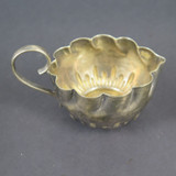 Antique Matching Scalloped Creamer & Sugar Bowl