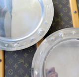 Pair of Vintage West Asian Style Drinks Trays, Made In Korea