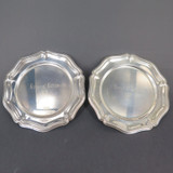 1977 Silverplate Private Society 'Krewe of Lafitte' Presentation Plates