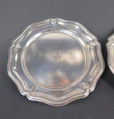 1977 Silverplate Private Society 'Krewe of Lafitte' Presentation Plates