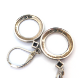 Vintage Sterling Silver & Marcasite Ring Pendant & Earrings Set 14.3g