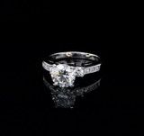 Vintage Platinum 2.36cttw G Vs2 Brilliant & Princess Cut Diamond Ring Val $39185