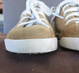 Mens Gucci Tan Suede Lace Up Trainers In Original Box, Size 8