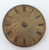 1800s Ultra Thin Key Wind Mens Pocket Watch Movement & Dial.