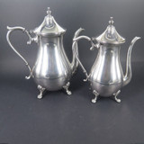 Vintage Quality Silverplate Tea Coffee Milk Creamer Set by Sheffield Silver Co