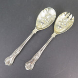 Pair of at EPNS Sheffield Silverplate Berry Servers