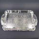 Vintage Oneida Silverplate Decorative Serving Tray