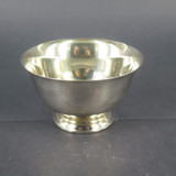 Small Paul Revere Style Graduating 3 3/4" Silverplate Squat Bowl