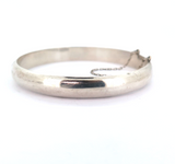 Stylish Vintage Sterling Silver Bangle Inside Circumference 18cm 10.6g